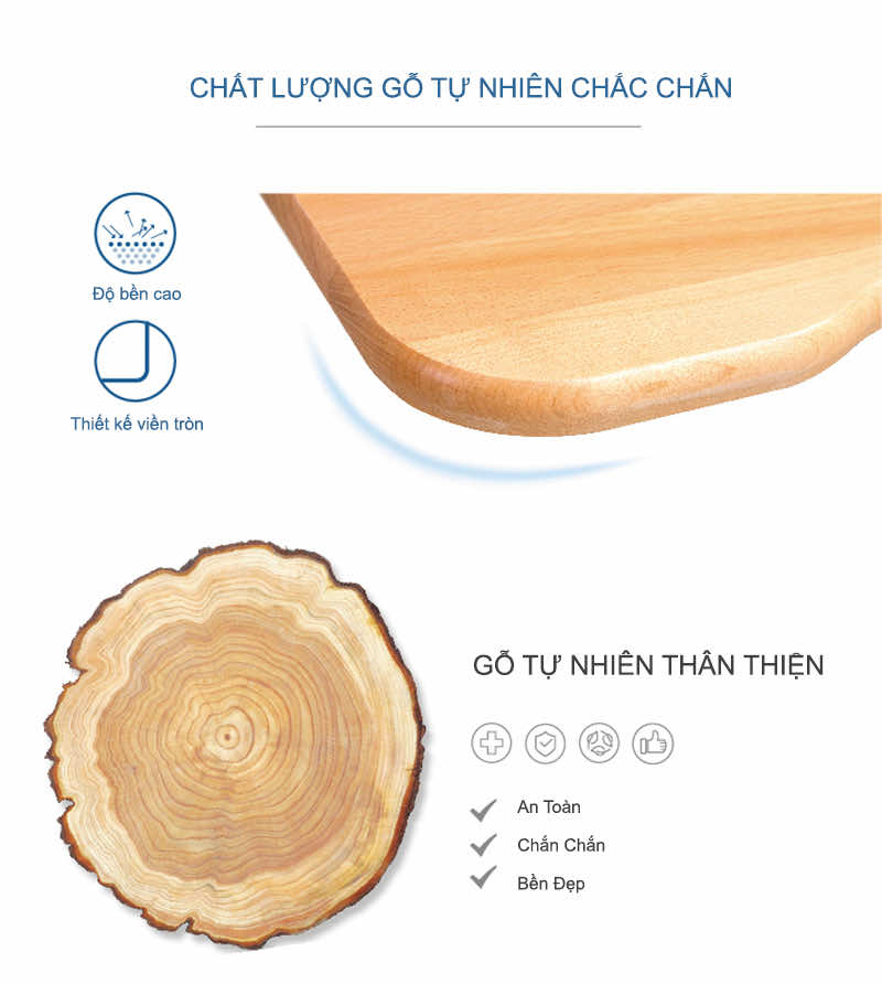 Chất liệu làm lên sản phẩm bàn học chống gù DRZ-3101s Chất liệu làm lên sản phẩm bàn học chống gù DRZ-3101s
