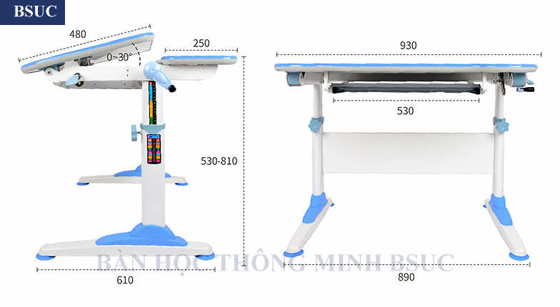 Kích thước của chiếc bàn thông minh Kích thước của chiếc bàn thông minh