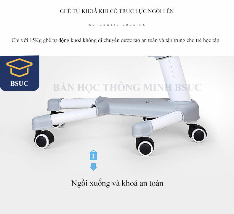 Ghế học sinh chống gù lưng DRY-601 Ghế học sinh chống gù lưng DRY-601 - an toàn