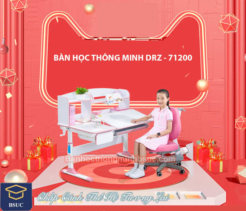 Mẫu bàn học thông minh DRZ-71200 cho bé Mẫu bàn học thông minh DRZ-71200 cho bé
