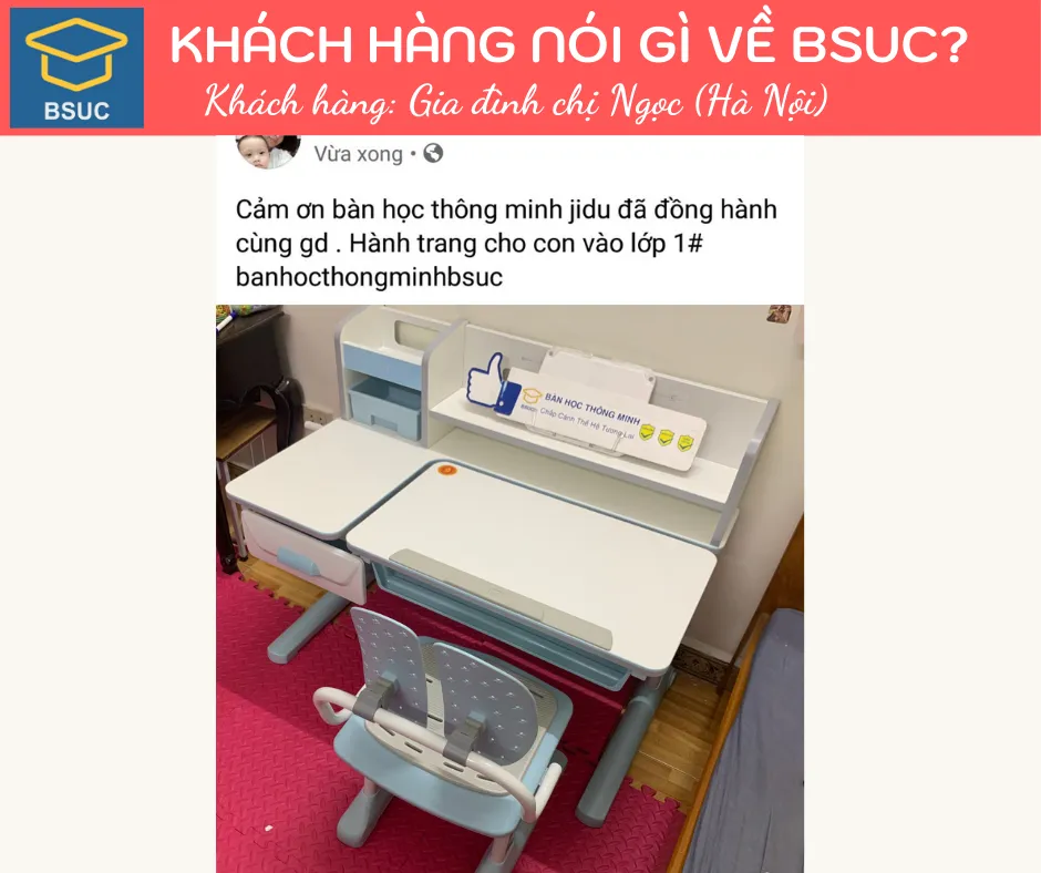 BSUC đồng hành cùng bé yêu của gia đình chị Ngọc (Hà Nội).