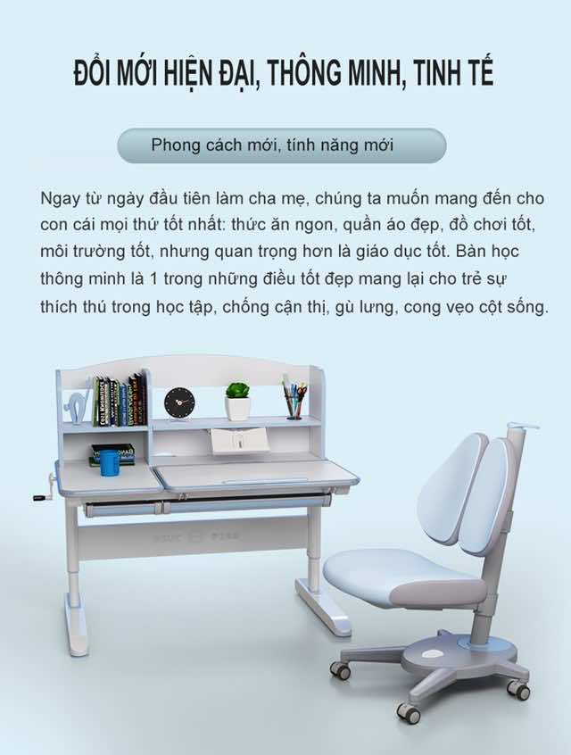 Mẫu bàn học tại BSUC luôn có rất nhiều ưu điểm