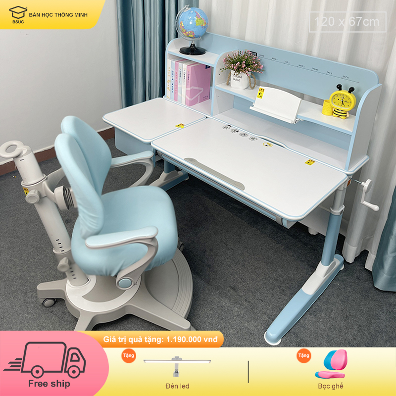 Bàn học thông minh DA-12003V1 và Ghế DA-822V1
