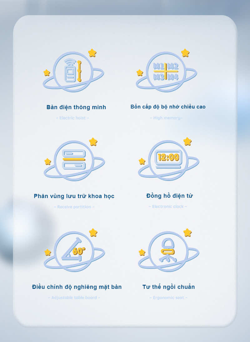 Bộ bàn học chống gù nâng hạ bằng điều khiển E12001 VIP ghế DA-8012V1 58 e12001 801 2 anh02