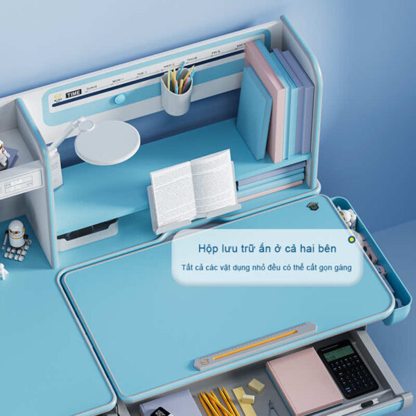 Bộ bàn học chống gù nâng hạ bằng điều khiển E12001 VIP ghế DA-8012V1 45 e12001 801 2 anh16