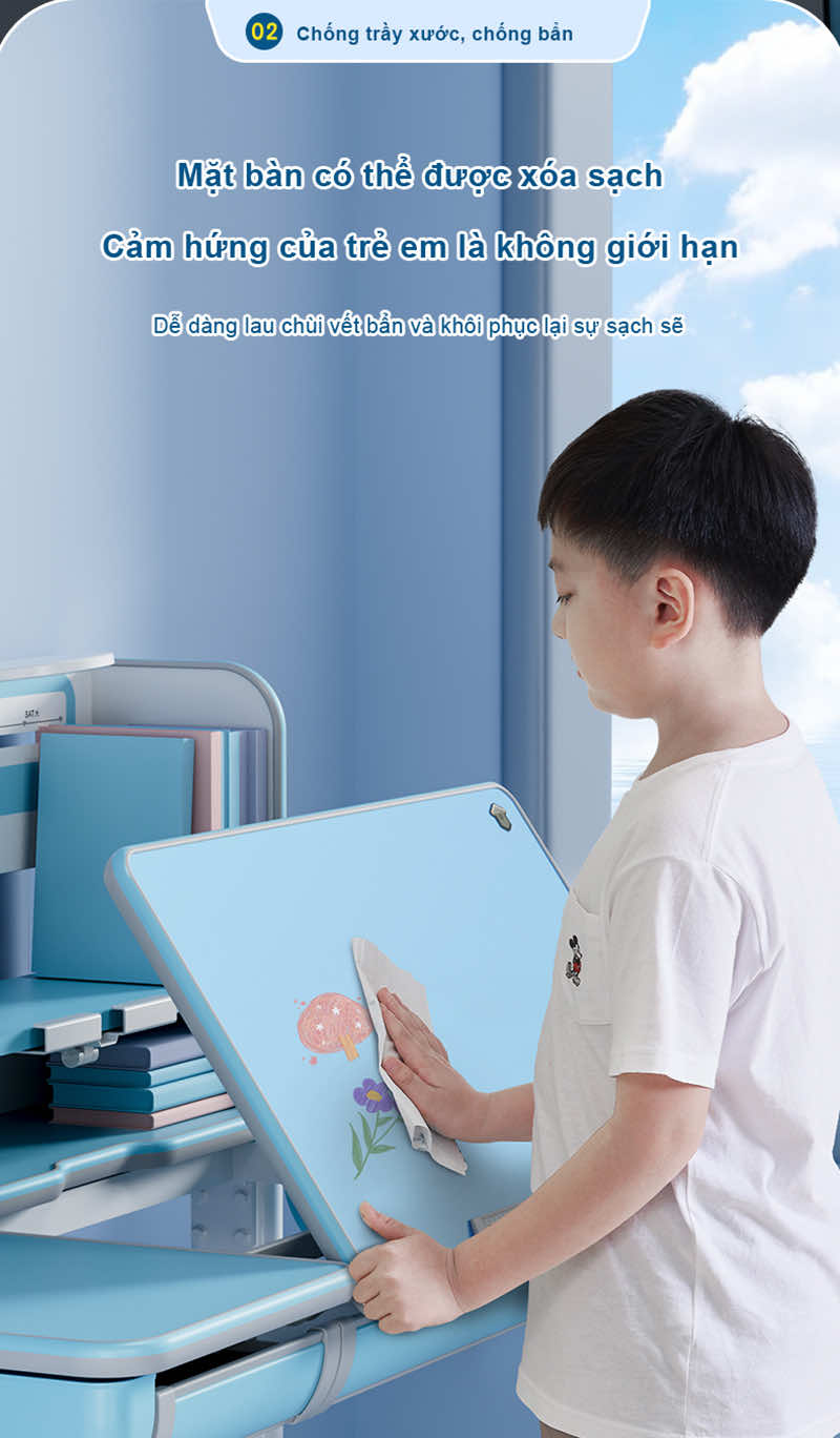 Mặt bàn chống xước, chống bẩn mat ban