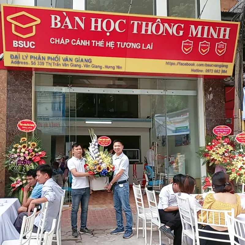 Khai chương đại lý bàn học thông minh Bsuc Văn Giang - Hưng Yên