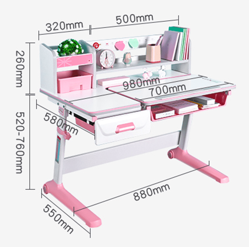Kích thước của bàn học JD-5100 kich-thuoc-ban-5100