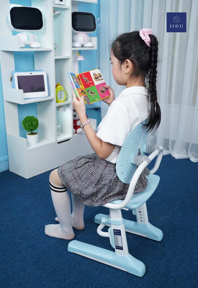 Ghế ngồi JD-506 có thể điều chỉnh nâng hạ chiều cao phù hợp với bé Ghế ngồi JD-506 có thể điều chỉnh nâng hạ chiều cao