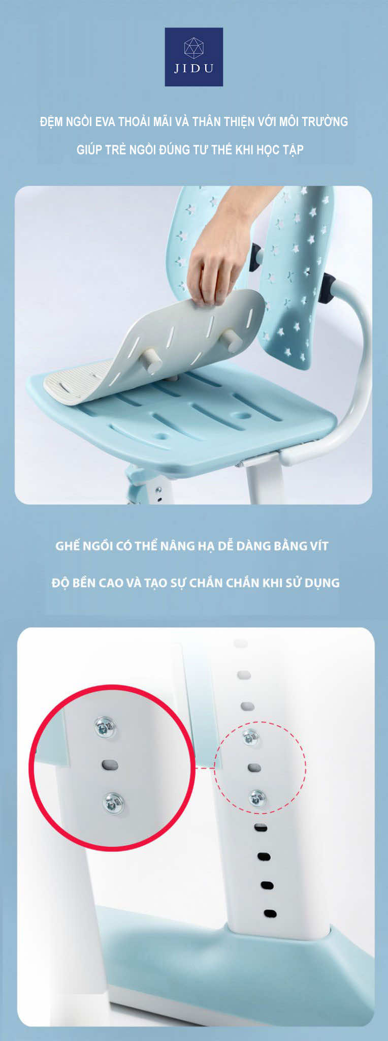 Đệm ngồi EVA thoải mãi và thân thiện với môi trường Đệm ngồi EVA thoải mãi và thân thiện với môi trường