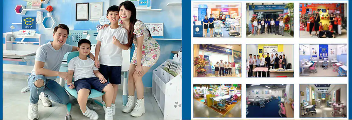 Hình ảnh showroom của Bsuc trên toàn quốc