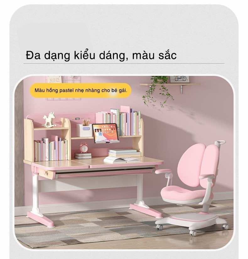 Bàn học thông minh BSUC đa dạng kiểu dáng và màu sắc