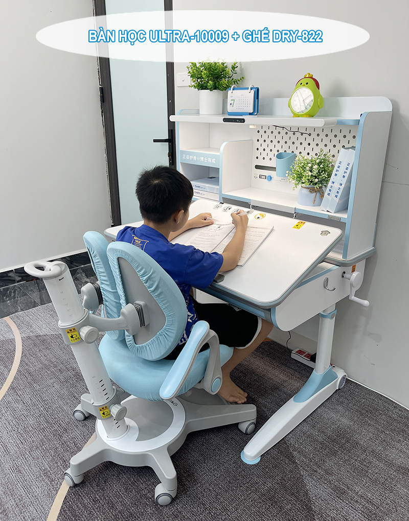 Bàn học thông minh chống cận DA-10009V1 tặng đèn phổ quang, ghế DA-822V1 1 Bàn học thông minh chống cận DA-10009V1 tặng đèn phổ quang, ghế DA-822V1 - Ảnh 2