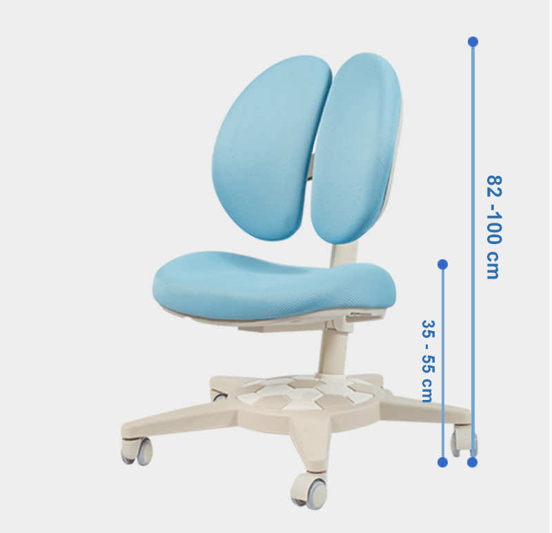 Kích thước ghế chống gù JD-408D