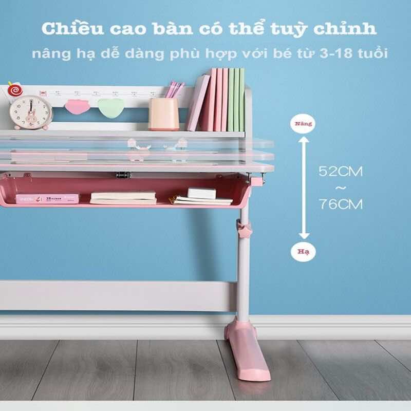 Bàn học cho bé phải điều chỉnh được chiều cao Bàn học cho bé phải điều chỉnh được chiều cao