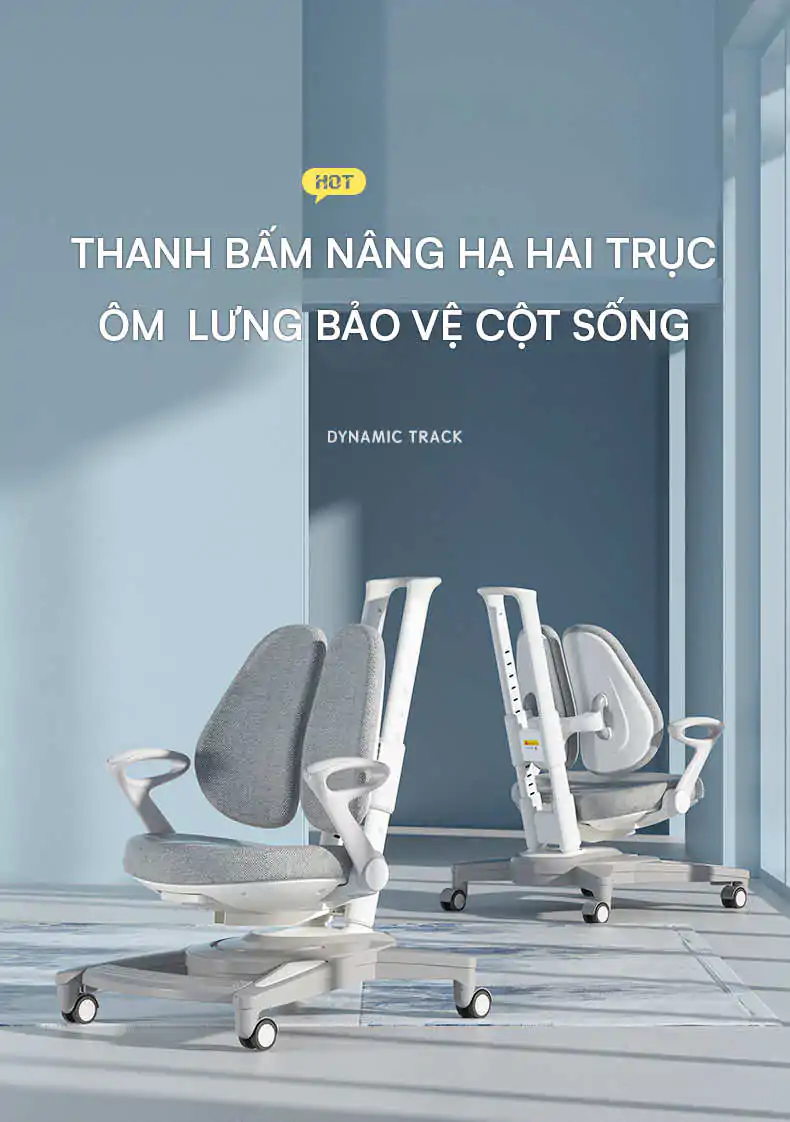 Thanh bấm nâng hạ 2 trục thông minh