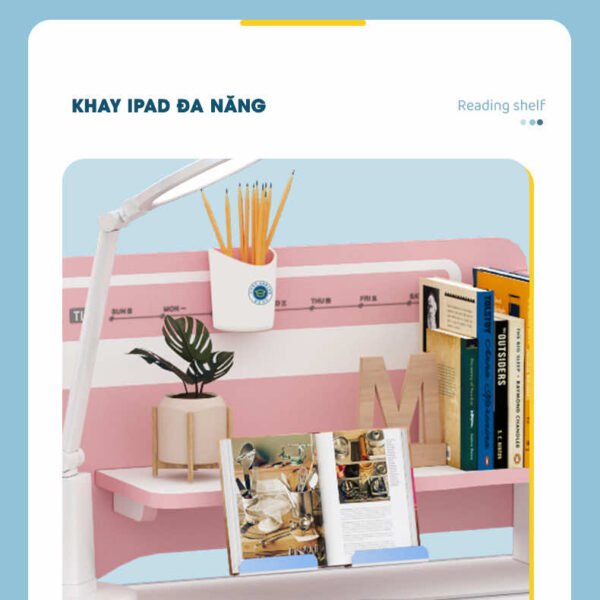 Bàn học thông minh cho bé DA-12008V1 11 khay ipad