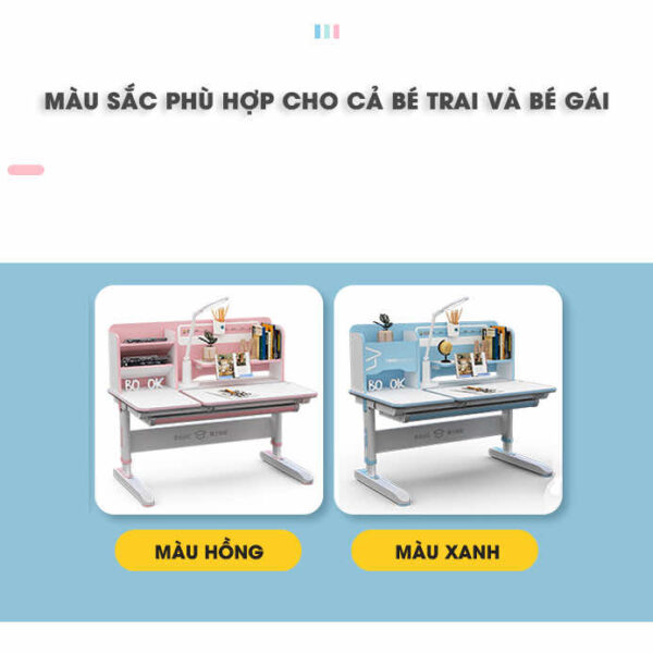 Bàn học thông minh cho bé DA-12008V1 10 mau sac