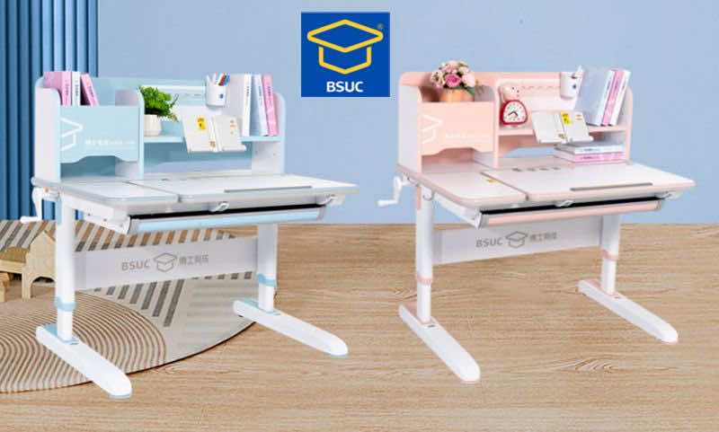 Bàn học có màu sắc bắt mắt khơi gợi cảm hứng học tập trong bé