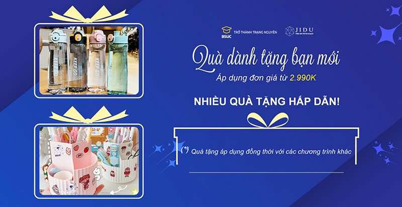 Tháng 10 rực rỡ cùng bạt ngàn quà tặng hấp dẫn khi mua hàng tại BSUC