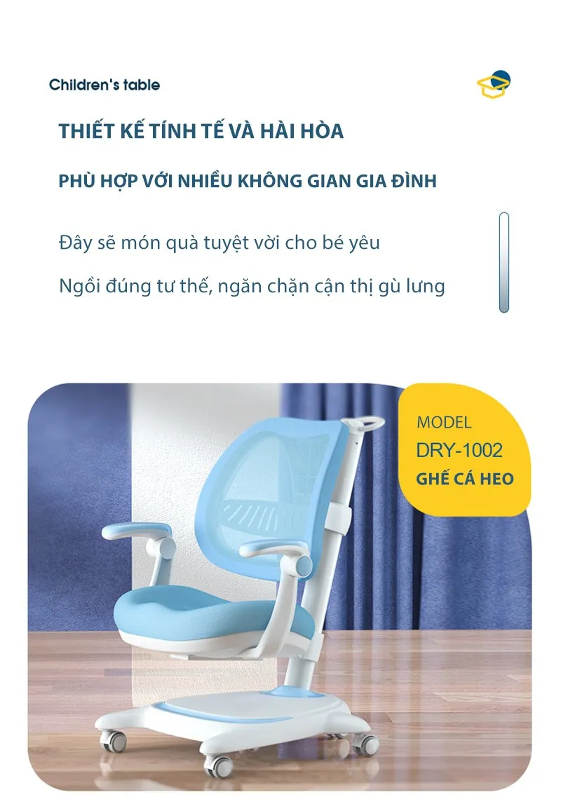 Ghế DSY-1002 phù hợp với nhiều không gian gia đình