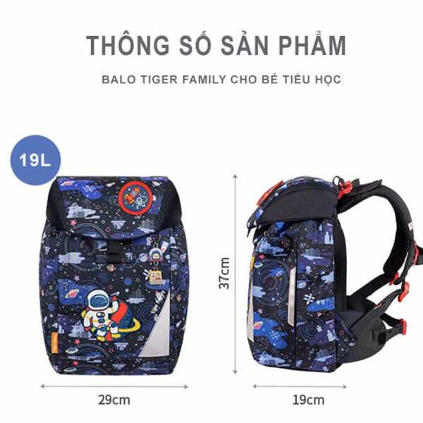 Balo chống gù cao cấp cho bé học tiểu học Tiger Family TG006 16 balo chong gu cho be 11