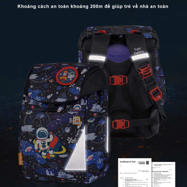 Balo chống gù cao cấp cho bé học tiểu học Tiger Family TG006 17 balo chong gu cho be 8