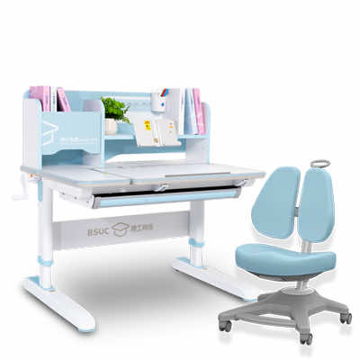 Bàn học thông minh BSUC gam màu xanh dương