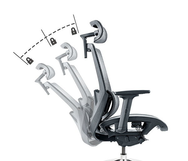 Ghế Công Thái Học Ergonomic B-103F-16L 3 Bchair Nga Lung B103B
