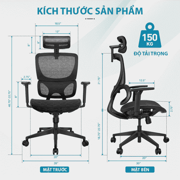 kich thuoc ghe cong thai hoc b 102