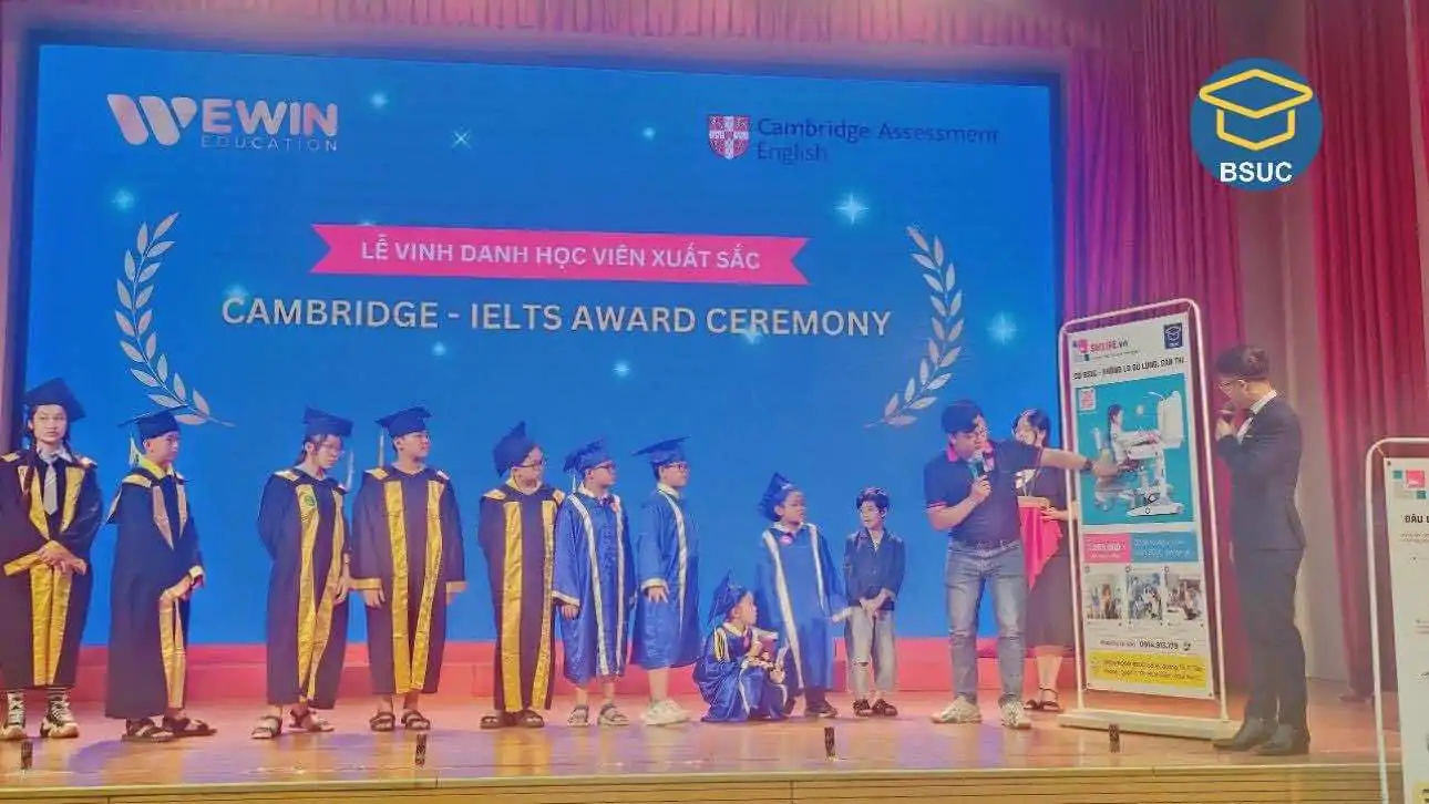 BSUC vinh dự là nhà tài trợ vàng cho Lễ vinh danh phát bằng Cambridge - IELTS 2024