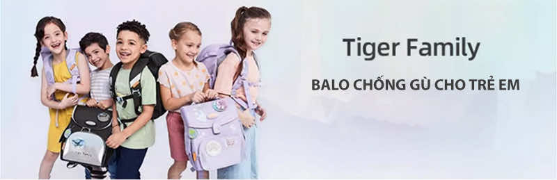 Thương hiệu balo chống gù cho bé Tiger Family