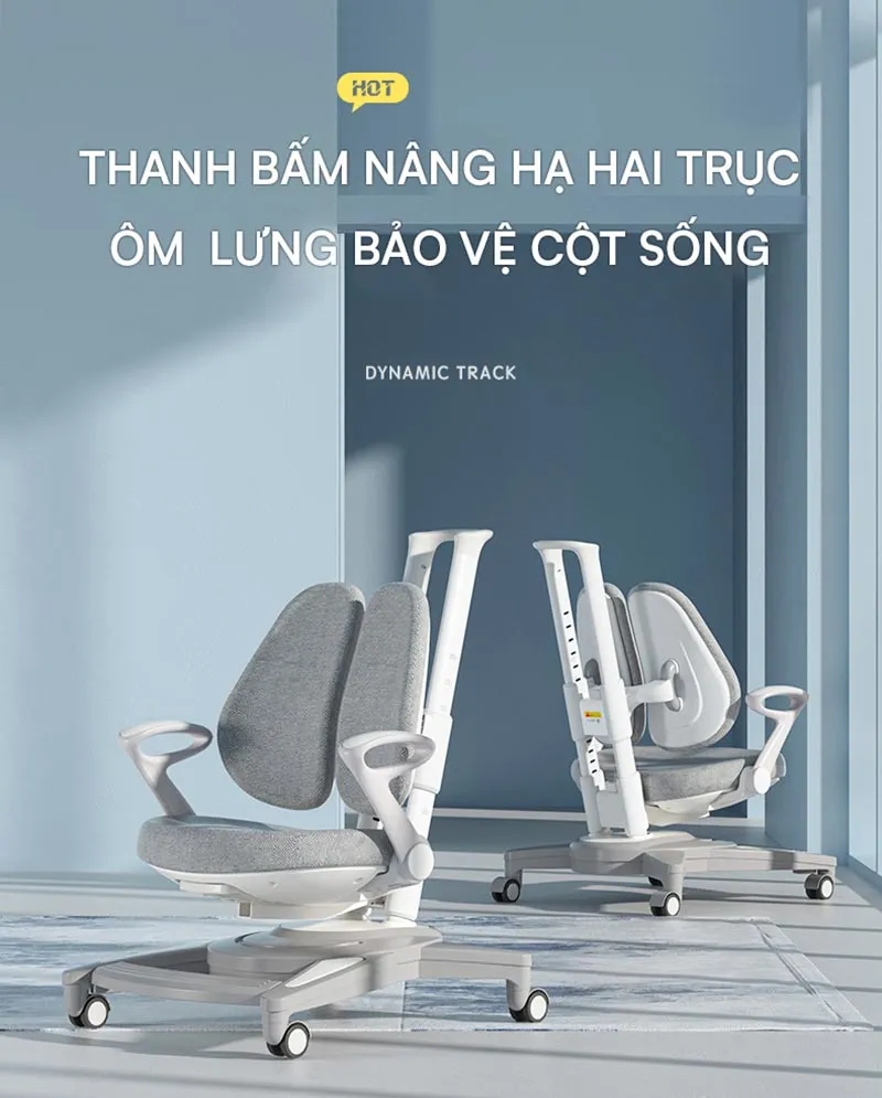 Mẫu ghế học sinh chống gù lưng hiện đại