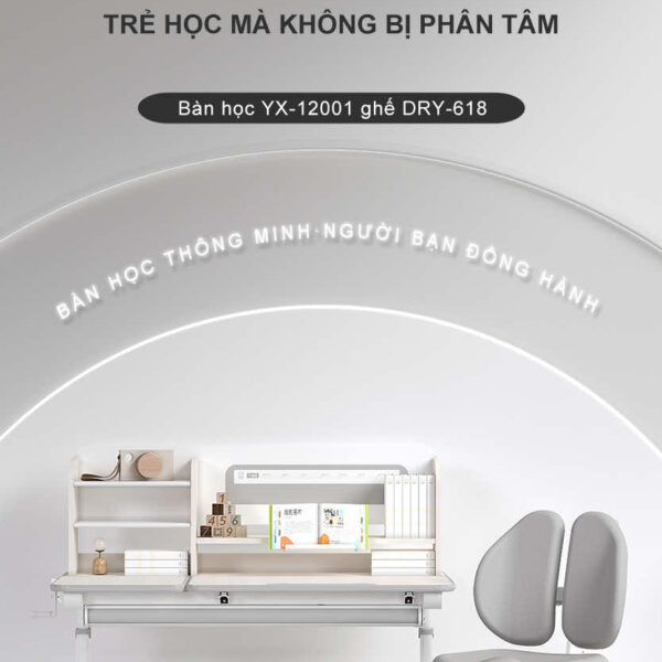 Bộ Bàn Ghế Chống Gù YX-12001 Ghế DRY-618