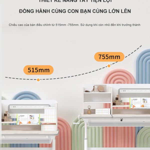 Bộ Bàn Ghế Chống Gù YX 12001 Ghế DRY 618 Hình 2
