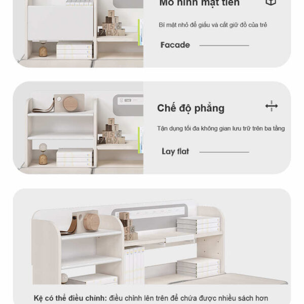 Bộ Bàn Ghế Chống Gù YX 12001 Ghế DRY 618 Hình 6