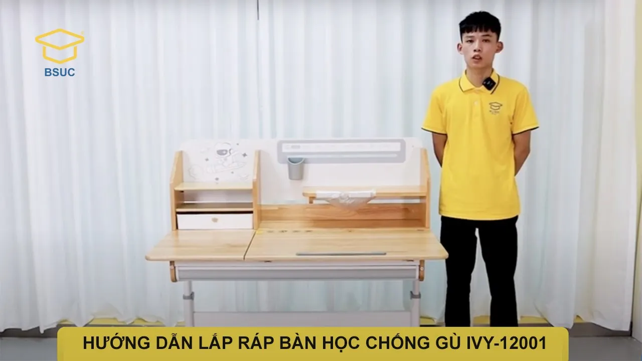 lắp ráp bàn ivy12001