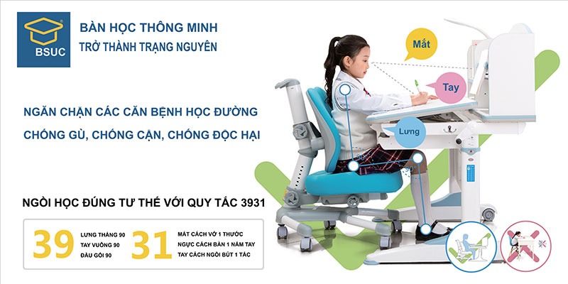 Tư thế ngồi học đúng quy tắc 3931