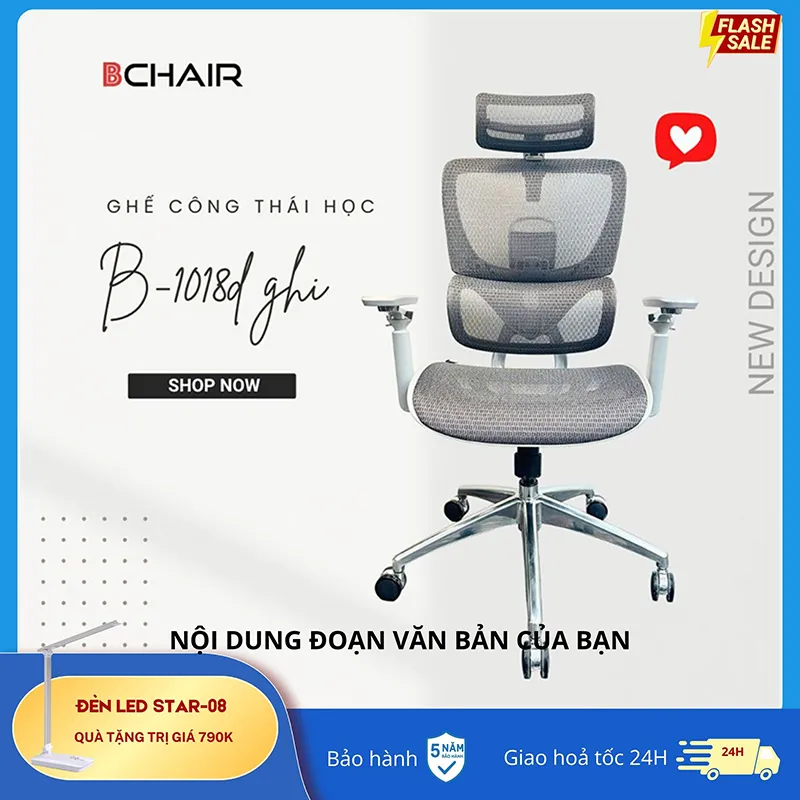 Khung ảnh Ghế Công Thái Học   3