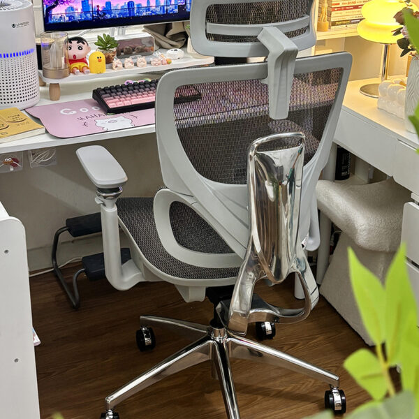Mẫu Ghế B 1018D Ghi Cao Cấp