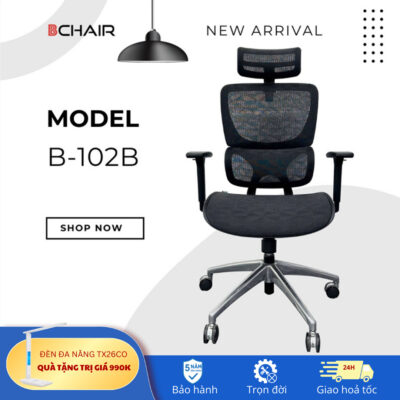 Ghế B 102B Màu đen