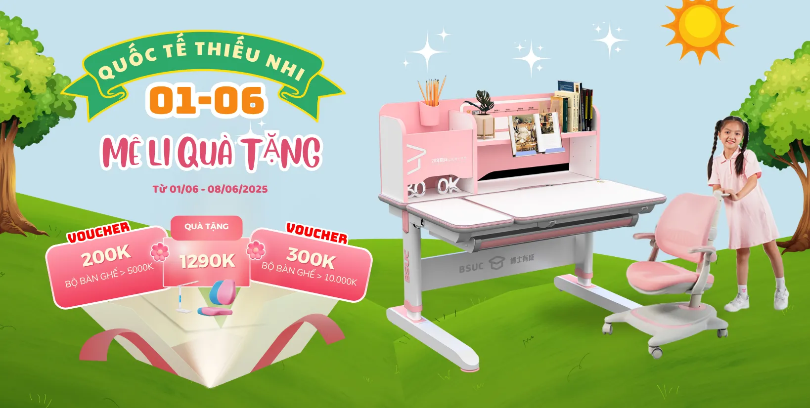 BSUC Khuyễn Mãi Ngày Quốc Tế Thiếu Nhi