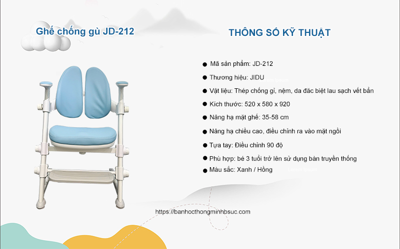 Ghế Chống Gù JD 212