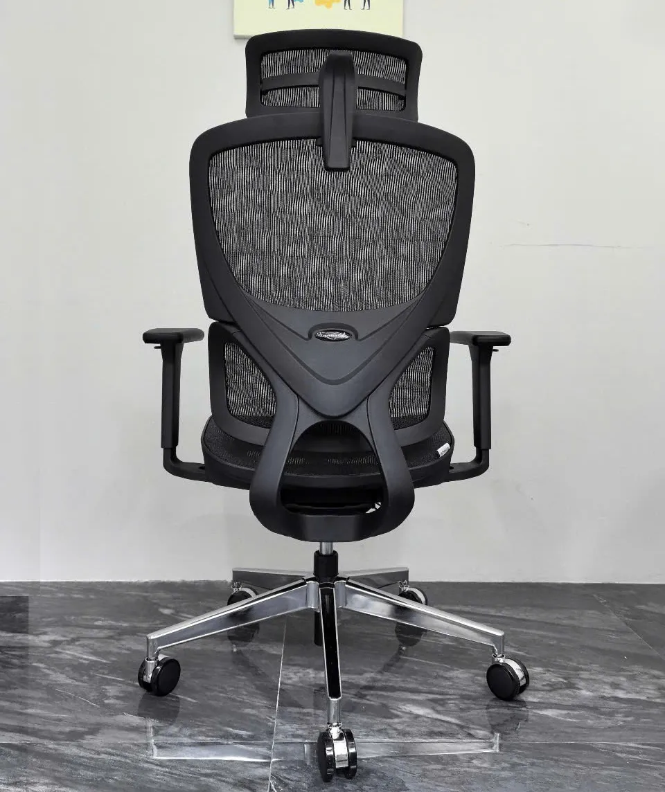 Ghế công thái học B-102A chân kim loại mạ crom 12 B 102A Ảnh 3