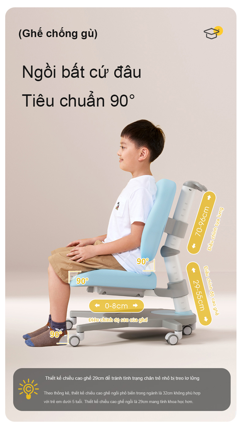Ghế chống gù DRY-801.2 Ghế chống gù DRY-801.2