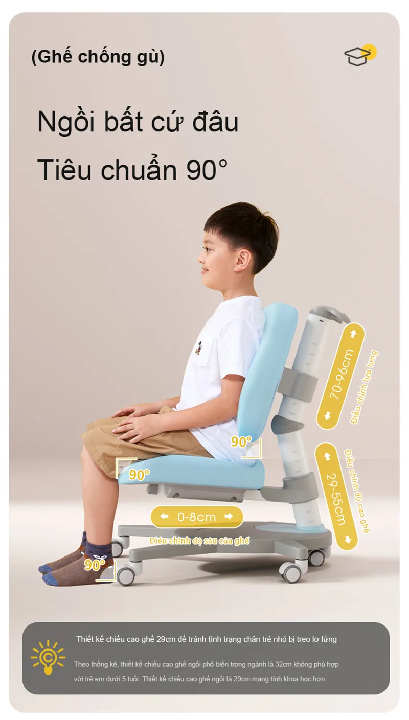 Ghế chống gù DRY-801.2 Ghế chống gù DRY-801.2