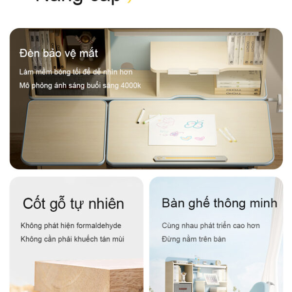 Bàn JXZ 120pro Ghế DRY 801.2 Ảnh 2