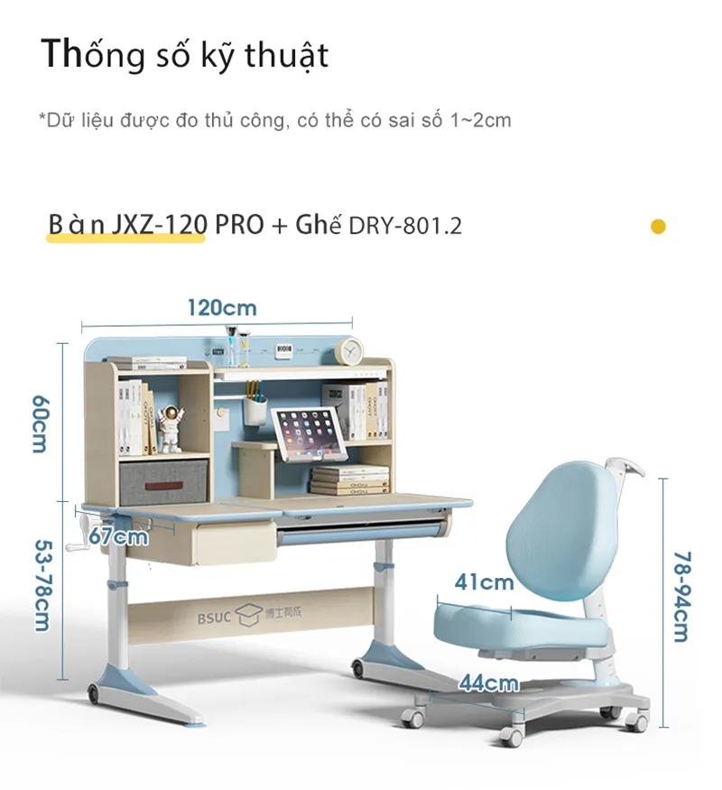Thông số kỹ thuật của bộ bàn ghế Thông số kỹ thuật của bộ bàn ghế