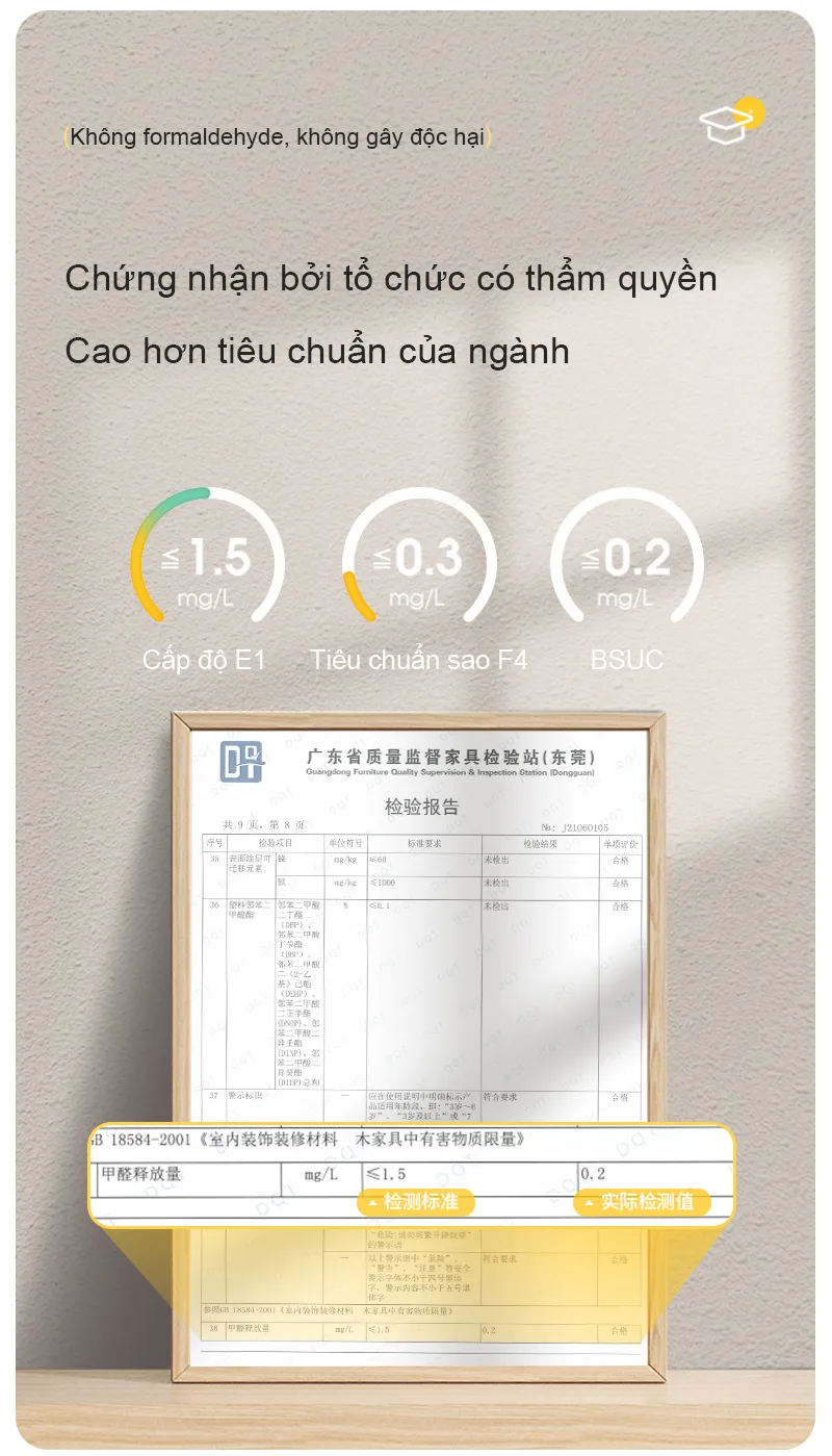 Chất liệu gỗ không gây độc hại Chất liệu gỗ không gây độc hại