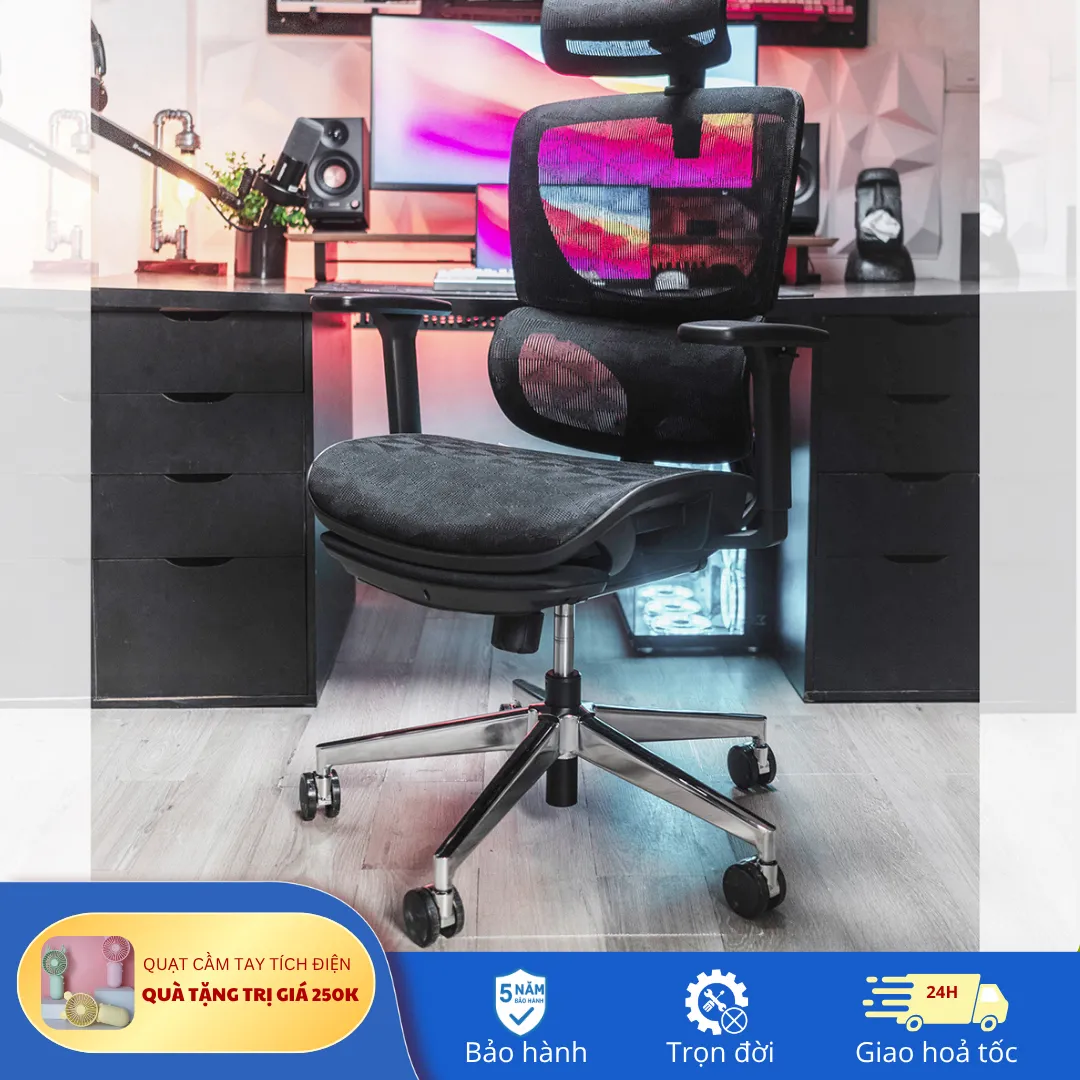Ghế B 102A đen